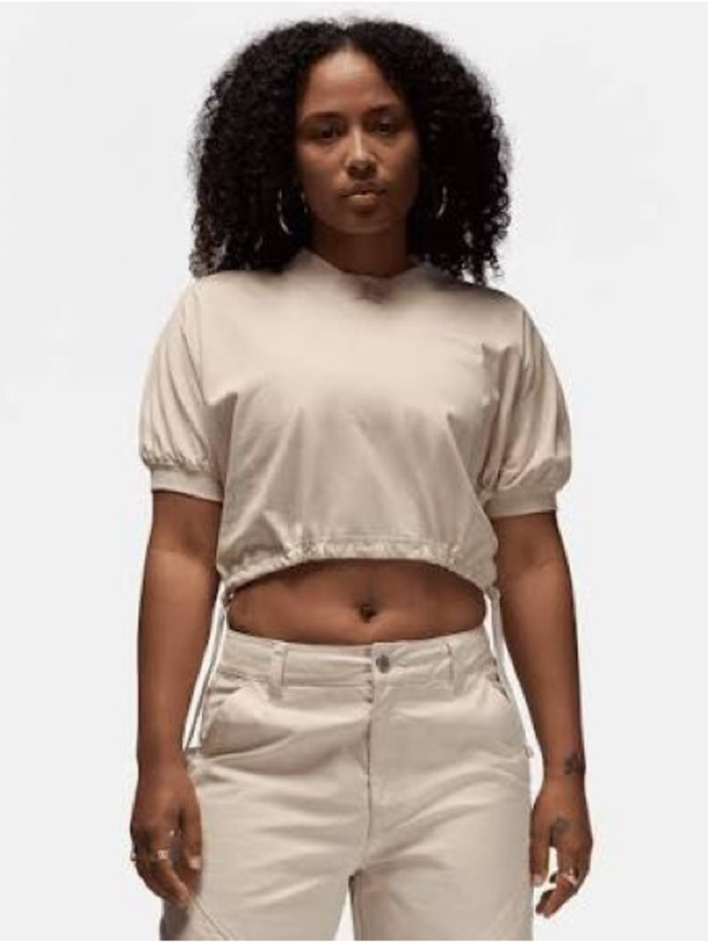 Jordan Women’s Crop Drawstring Top - Small